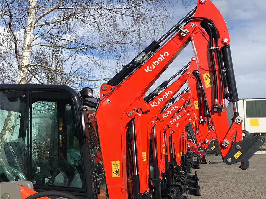 Kubota Minibagger Vermietung und Angebote